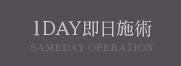 1DAY即日施術